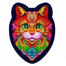 Пазл фигурный «Кот» , деревянный